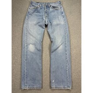 Vintage Levi's 501xx Jeans Men's 33x32 Light Wash Straight Leg Button Fly Canada